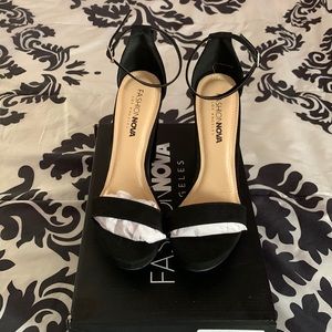 Black Suede Heels